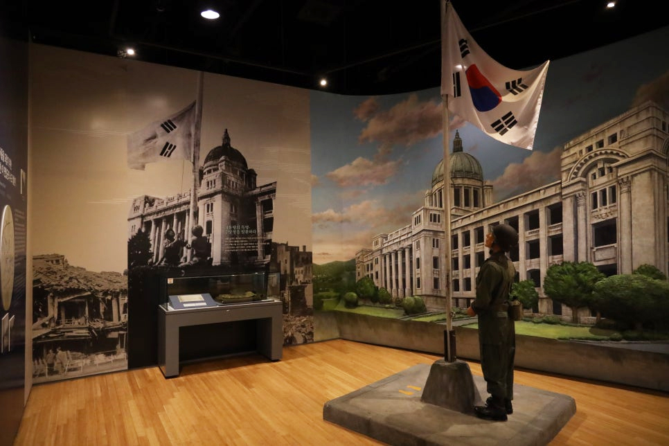 Reconstitution au camp de Geoje