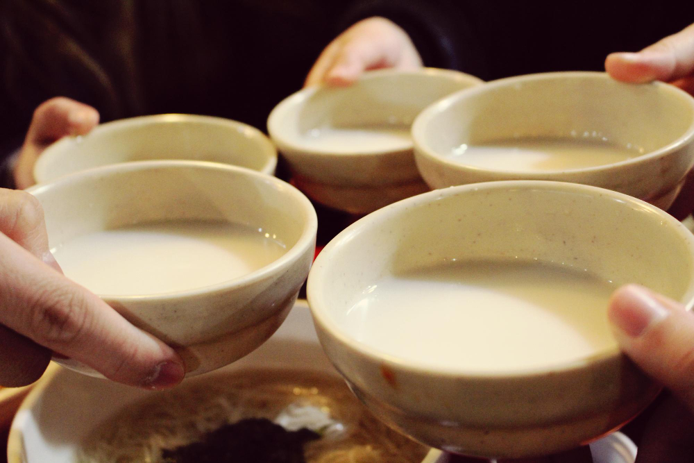 Accords Makgeolli et Jeon