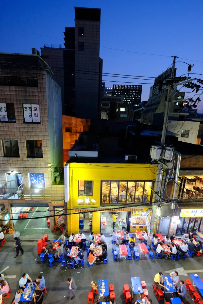 Euljiro alley at night